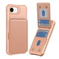 thumbnail image 1 of Dteck for iPhone 16e Wallet Case with Card Holder, Credit Slots Kickstand Heavy Duty Shockproof Phone Cover for Women Men,Rosegold, 1 of 6