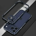 thumbnail image 1 of Dteck for iPhone 17 Pro Case (No Back), Ultra Slim Aluminum Metal Bumper with Camera Protector,Deep Blue, 1 of 6