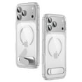 thumbnail image 1 of Dteck for iPhone 17 Pro Max Case, Magnetic for iPhone 17 Pro Max Clear Case Compatible with MagSafe, Rotating Kickstand, 1 of 5