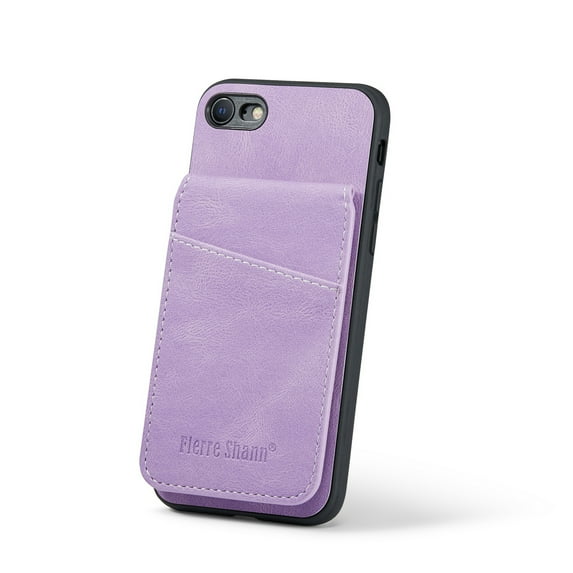 Dteck for iPhone 8 Plus Case, iPhone 7 Plus Case Wallet with Card Slots for Women and Men, PU Leather Flip Folio Phone Cover with Kickstand,Purple