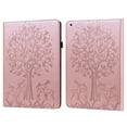 thumbnail image 1 of Dteck iPad 10.2 Case 8th Generation 2020/ iPad 7th Gen 2019, iPad Air 3 (2019) 10.5" & iPad Pro 10.5 2017 Cover with Pencil Holder Folio Stand Smart PU Leather Pattern [Auto Wake/Sleep],Rosegold, 1 of 9