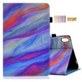 thumbnail image 1 of Dteck for iPad 10th Generation 10.9 Inch 2022, Cute Pattern PU Leather Folio Case Flip Stand Cover with Card Slots Pencil Holder for Apple iPad 10th Gen, Colorful Marble, 1 of 7