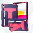 thumbnail image 1 of Dteck iPad 10th Generation Case 2022, iPad 10.9 inch Case with Built-in Kickstand, Heavy Duty Shockproof Rugged Protective Shell Kids-Friendly Stand Cover for 10.9" iPad 10th Gen, Purple, 1 of 5