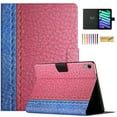 thumbnail image 1 of Dteck for iPad 10th Generation Case 2022, iPad 10th Gen 10.9 inch Protective Cover with Card Slots, Multi-Angle Viewing Stand, PU Leather Folio Case Auto Wake Sleep Smart Cover, Rose, 1 of 7