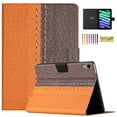thumbnail image 1 of Dteck for iPad 10th Generation Case 2022, iPad 10th Gen 10.9 inch Protective Cover with Card Slots, Multi-Angle Viewing Stand, PU Leather Folio Case Auto Wake Sleep Smart Cover, Orange, 1 of 7