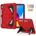 thumbnail image 1 of Dteck iPad 10th Generation Case for Kids, Kids-Friendly Silicone Shockproof Rugged Protective Cover with Built-in Kickstand fot 10.9" iPad 10th Gen 2022,Red+Black, 1 of 9