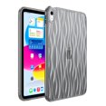 thumbnail image 1 of Dteck for iPad 10th Generation Case, Slim and Light Weight Yellowing Resistant TPU Protective Clear iPad Case with Transparent Back Cover with Ripple Design for 10.9-inch iPad 10th Gen,Black, 1 of 6