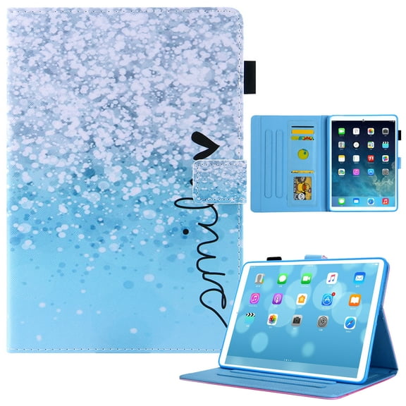 Dteck iPad 10th Generation Case iPad 10.9 Inch Case 2022, iPad Case 10th Generation, Multi-Angle Viewing Smart Cover with Hand Strap, Support Touch ID&Auto Wake/Sleep,10-Smile
