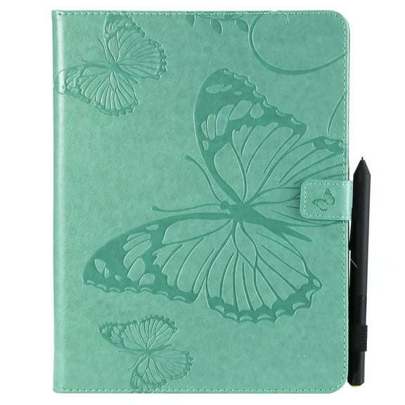 Dteck iPad 2 3 4 Tablet Case, Slim Butterfly Leather Wallet Cover With Auto Wake Sleep