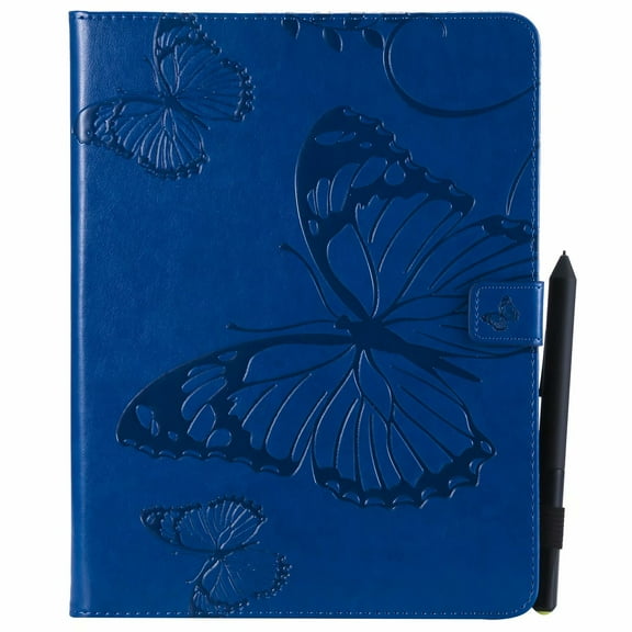 Dteck iPad 2 3 4 Tablet Case, Slim Butterfly Leather Wallet Cover With Auto Wake Sleep