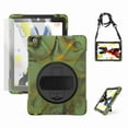 thumbnail image 1 of Dteck iPad 8th/7th Generation Case, iPad 10.2 Case 2020/2019, [Shockproof] Full Body Protective Case with Soft HD Screen Protector, Rotatable Kickstand & Hand Strap, Shoulder Strap, Armygreen, 1 of 5
