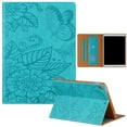 thumbnail image 1 of Dteck iPad 9.7 Inch 2018 / 2017 Case, Embossed Butterfly PU Leather Flip Case with Card Holder, Auto Wake Sleep Cover for iPad 6th Gen / 5th Gen /iPad Air 2 / iPad Air, Green, 1 of 6