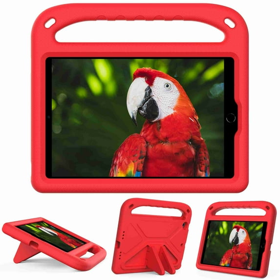 Dteck iPad Mini 1/2/3/4/5 Kids case with Handle Stand EVA Kid-Proof Rugged Shockproof Protective Lightweight for Apple 7.9 inch iPad Mini 5th (2019),4th,3rd,2nd,1st Gen Cover for Girl Boy(red)