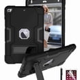 thumbnail image 1 of Dteck iPad Mini 5, Mini 4 Case, Shockproof [Full-Body] Hybrid 3-Layer Drop Protection Rugged Kickstand [HD Screen Protector] Cover For iPad Mini 5th 2019 / Mini 4th Gen 2015 7.9", Black, 1 of 7