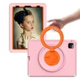 thumbnail image 1 of Dteck for iPad Pro 11 2022/2021/2020/2018, iPad Air 4th 5th 10.9 Case, EVA Shockproof Rotate Handle Folding Stand Heavy Duty Protective Cute Cover for Boys Girls, Pink, 1 of 6