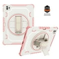 thumbnail image 1 of Dteck for iPad Pro 11 Case 2022 4th Generation/2021 3rd Gen, iPad Air 5/ Air 4 Case, Military Grade Drop Proof Shockproof Case with 360° Rotating Hand Strap Kickstand Protective Cover,Pink, 1 of 8