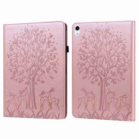 Dteck iPad Pro 11 inch 2021 (3rd Gen) / 2020 Case 2nd Generation /2018 1st Case, Multiple Angles Viewing Samrt Auto Sleep Wake Wallet Protective Cover Case for iPad Pro 11 Inch 2020 / 2018, Rosegold