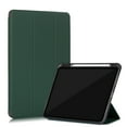 thumbnail image 1 of Dteck iPad Pro 11 inch 2nd Generation 2020 Case with Built-in Pencil Holder, Slim PU Leather Tri-fold Stand Case Magnetic Flip Auto Wake Sleep Smart Cover, Deep Green, 1 of 10