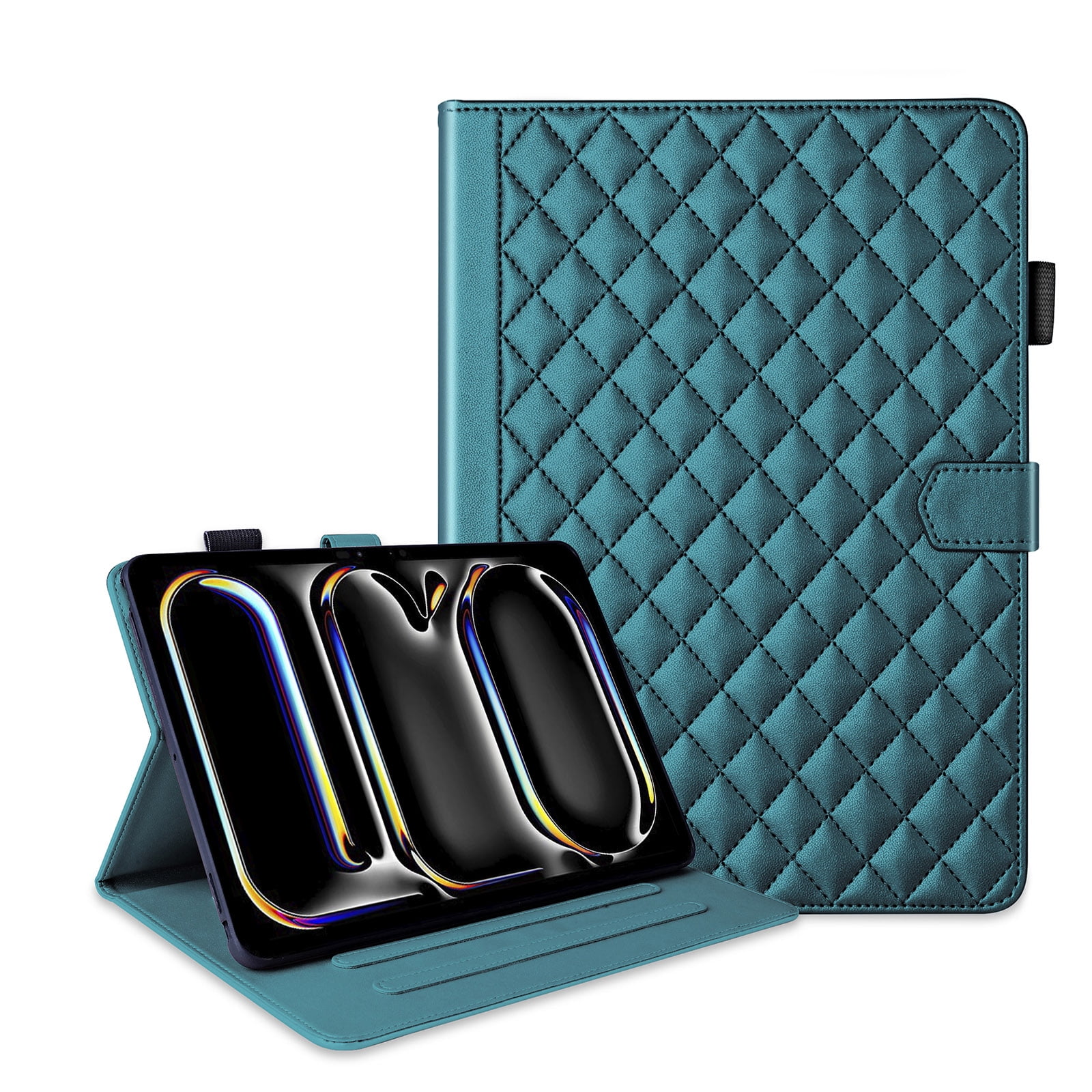 Dteck for iPad Pro 11 inch Case (M4) 2024, Premium PU Leather