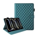 thumbnail image 1 of Dteck for iPad Pro 11 inch Case (M4) 2024, Premium PU Leather Business Folio Stand Cover with Pencil Holder Smart Auto Wake/Sleep and Multiple Viewing Angles Wallet Card Case,Darkgreen, 1 of 5