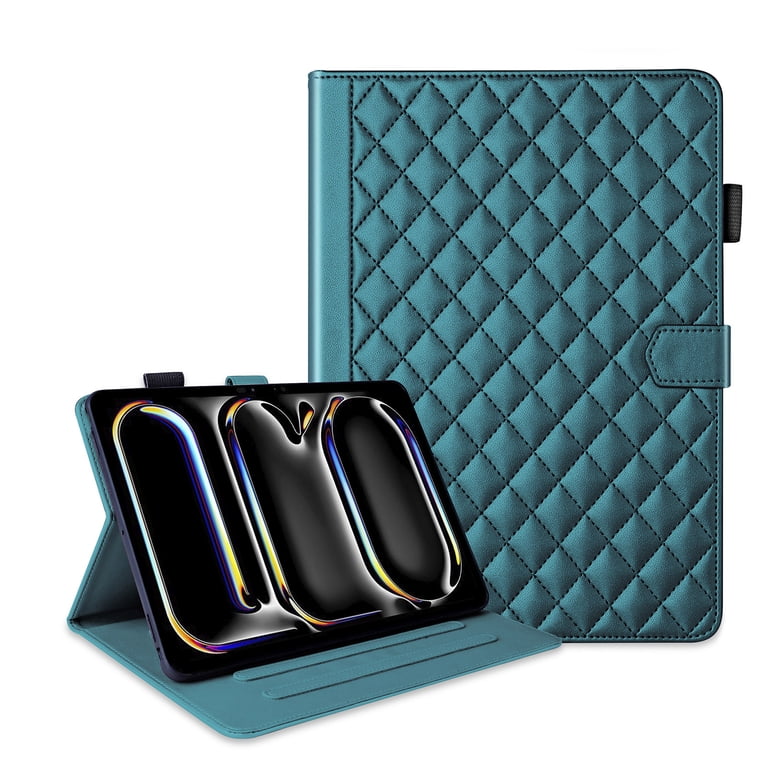Dteck for iPad Pro 11 inch Case (M4) 2024, Premium PU Leather