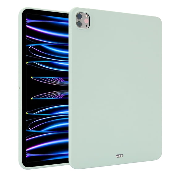 Dteck for iPad Pro 11 inch Tablet Case 2022/2021/2020/2018 Model (4th/3rd/2nd/1st Generation), Slim Lightweight Soft TPU Back Shockproof Cover Flexible Silicone Bumper Drop Proof Shell,Mint