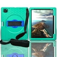 thumbnail image 1 of Dteck iPad Pro 12.9 inch Case 2022/2021/2020/2018, Shockproof Protective Case with 360 Rotating Hand Strap Stand Shoulder Strap Sturdy Rugged Case for iPad Pro 6th/5th/4th/3rd Gen 12.9", Mint, 1 of 8