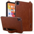 thumbnail image 1 of Dteck for iPad Pro 13 Inch Case 2024 M4 A2925 A2926 with Hand Strap, Shockproof Stand Cover PU Leather Protective Slim Case Compatible with iPad Pro 13 M4 2024 (7th Gen), Brown, 1 of 8