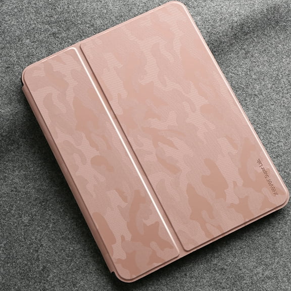 Dteck for iPad Pro 13 Inch Case M5 2025/M4 2024, Built-in Screen Protector, Supports Pencil Pro/(USB-C), Auto Sleep/Wake, PU Leather Stand Protective Cover,Pink