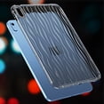 thumbnail image 1 of Dteck for iPad mini 6th Generation 8.3 Inch Case, Slim and Light Weight Yellowing Resistant TPU Protective Clear iPad mini 6 Case with Transparent Back Cover with Ripple Design,Black, 1 of 6