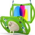 thumbnail image 1 of Dteck for iPad mini 6th Generation for Kids, Child-Proof Heavy Duty Kids Case with Pencil Cap Holder Kickstand Rotating Hand Strap Carrying Strap for iPad mini 6 8.3 Inch, Green, 1 of 7