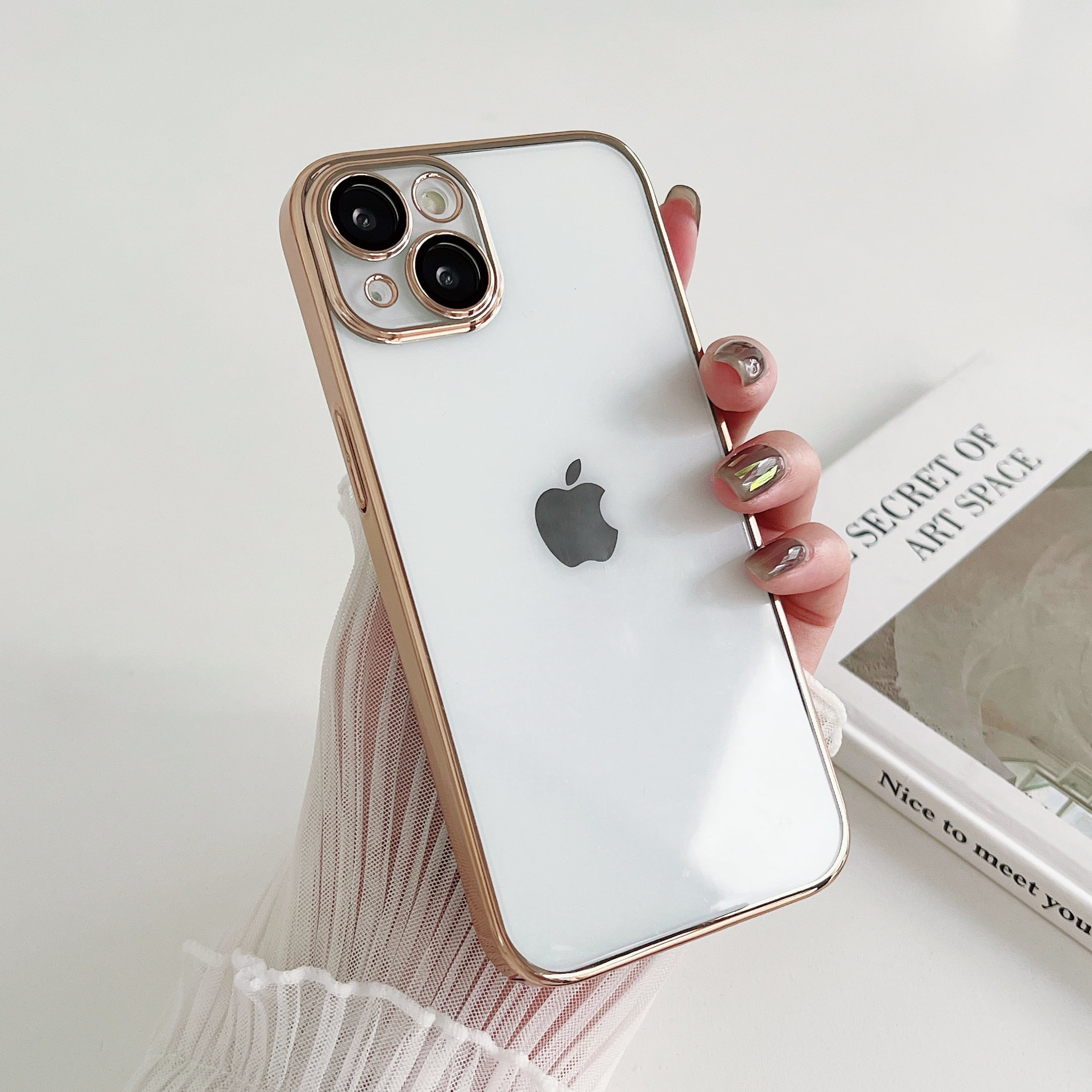 iPhone ゴールド Dteck for iPhone 11 6.1 Inch Clear Transparent Cover Case
