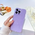 thumbnail image 1 of Dteck for iPhone 11 6.1 Inch Ice Crystal Glitter Jelly Soft Pure Color Case, High Quality TPU Camera Protection Anti-scratch Protective Cover Case for iPhone 11, Purple, 1 of 6