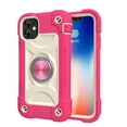 thumbnail image 1 of Dteck iPhone 11 6.1-inch Case ,Shock-Proof Cover Compatible with Magnetic Car Mount Kickstand,Hybrid Rubber Rugged Protective PC Back Phone Case for Apple iPhone 11 6.1",Rose, 1 of 8