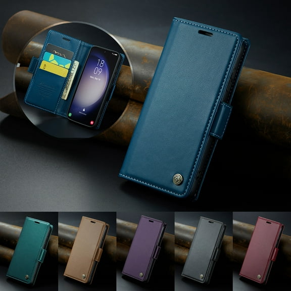 Dteck iPhone 11 Case, RFID Blocking iPhone 11 Wallet Case for Women Men with Card Holder, Magnetic Closure PU Leather Folio Flip Phone Cover for iPhone 11, Blue