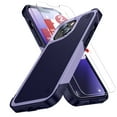 thumbnail image 1 of Dteck for iPhone 11 Case with Screen Protector 3 PCS, Military Grade Drop Protection, Hybrid Rugged Protective Phone Cases, Shockproof Bumper Case for Apple iPhone 11,Purple, 1 of 8
