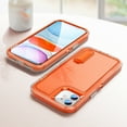 thumbnail image 1 of Dteck iPhone 11 Heavy Duty Case, Shockproof Rugged Protective Cover with Kickstand for Apple iPhone 11 6.1 inch, Orange, 1 of 6