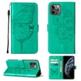thumbnail image 1 of Dteck iPhone 11 Pro Case, Butterfly Patterned Wallet Case, Magnetic Hand Strap Credit Card Holder Slots Synthetic Leather Kickstand Protective Cover For iPhone 11 Pro, Green, 1 of 10