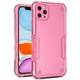 thumbnail image 1 of Dteck iPhone 11 Pro Case, Heavy Duty 2 in 1 Hybrid Rugged Shockproof Case Hard PC Soft TPU Bumper Cover for Apple iPhone 11 Pro, Support Wireless Charging, Pink, 1 of 6