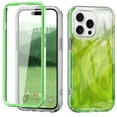 thumbnail image 1 of Dteck for iPhone 11 Pro Max Case, Not-Yellowing Full Cover with Built-in Screen Protector, Military Grade Drop Protection Shockproof Phone Case for iPhone 11 Pro Max, Gradient Green, 1 of 7