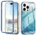 thumbnail image 1 of Dteck for iPhone 11 Pro Max Case, Not-Yellowing Full Cover with Built-in Screen Protector, Military Grade Drop Protection Shockproof Phone Case for iPhone 11 Pro Max, Gradient Blue, 1 of 7