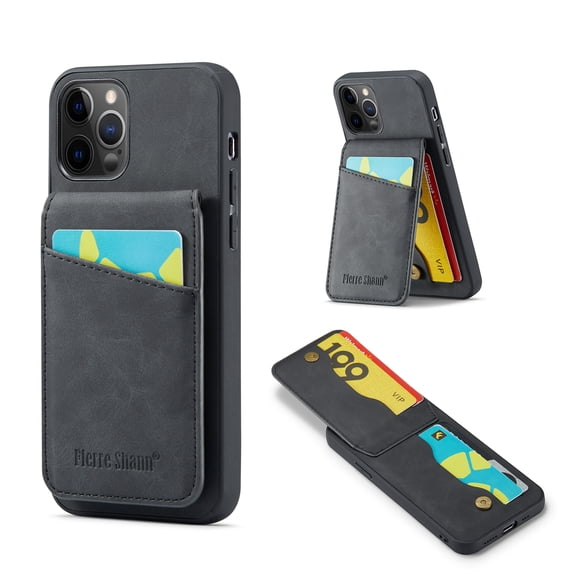 Dteck iPhone 11 Pro Wallet Case for Women and Men ,PU Leather Flip Folio Phone Cover with Credit Card Holder Stand Compatible with iPhone 11 Pro,Black