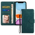 thumbnail image 1 of Dteck iPhone 11 pro max Case,PU Leather Wallet Flip Magnetic Card Slots Shockproof kickstand Cover for iPhone 11 pro max 6.5 inch,Blue, 1 of 7