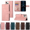 thumbnail image 1 of Dteck iPhone 11 pro max Case,PU Leather Wallet Flip Magnetic Card Slots Shockproof kickstand Cover for iPhone 11 pro max 6.5 inch,Pink, 1 of 7