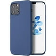 thumbnail image 1 of Dteck iPhone 12 Case, iPhone 12 Pro Case, Ultra Slim Fit iPhone Case Liquid Silicone Gel Cover Anti-Scratch Shockproof Case Compatible with iPhone 12 / iPhone 12 Pro 6.1", Deep Blue, 1 of 2