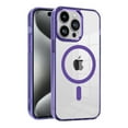 thumbnail image 1 of Dteck for iPhone 12 / 12 Pro Case,Compatible with MagSafe,Military-Grade Protection,Yellowing Resistant Scratch-Resistant Clear Back, Magnetic Phone Case 6.1 Inch,Purple, 1 of 7