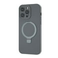 thumbnail image 1 of Dteck for iPhone 12 Pro Max Case with Invisible Magnetic Stand, Compatible with MagSafe, Slim Fit Liquid Silicone Gel Cover for iPhone 12 Pro Max,Gray, 1 of 6