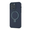 thumbnail image 1 of Dteck for iPhone 12 Pro Max Case with Invisible Magnetic Stand, Compatible with MagSafe, Slim Fit Liquid Silicone Gel Cover for iPhone 12 Pro Max,Navy Blue, 1 of 6