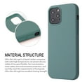 thumbnail image 1 of Dteck iPhone 12 Pro Max Case, Ultra Slim Fit iPhone Case Liquid Silicone Gel Cover Anti-Scratch Shockproof Case Compatible with Apple iPhone 12 Pro Max 6.7", Deep Green, 1 of 6