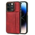 thumbnail image 1 of Dteck for iPhone 12 Pro Max Wallet Case, Compatible with MagSafe, iPhone 12 Pro Max Case with Flip Back Card Holder, PU Leather Protective Cover for iPhone 12 Pro Max,Red, 1 of 8